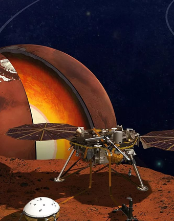 Космический модуль InSight совершил посадку на Марс