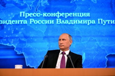 Пресс-конференция Президента России В. В. Путина